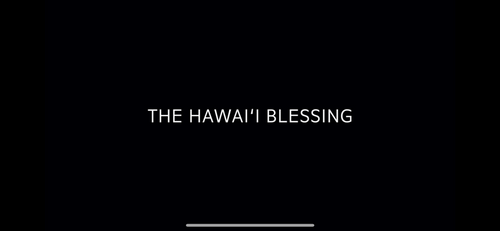 The Hawaii Blessing
